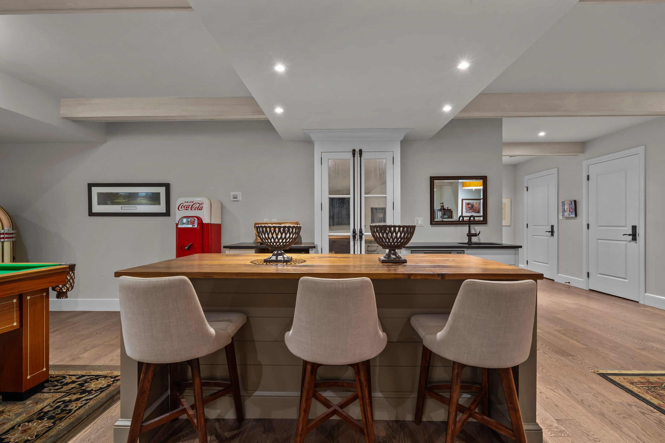 Lower level bar