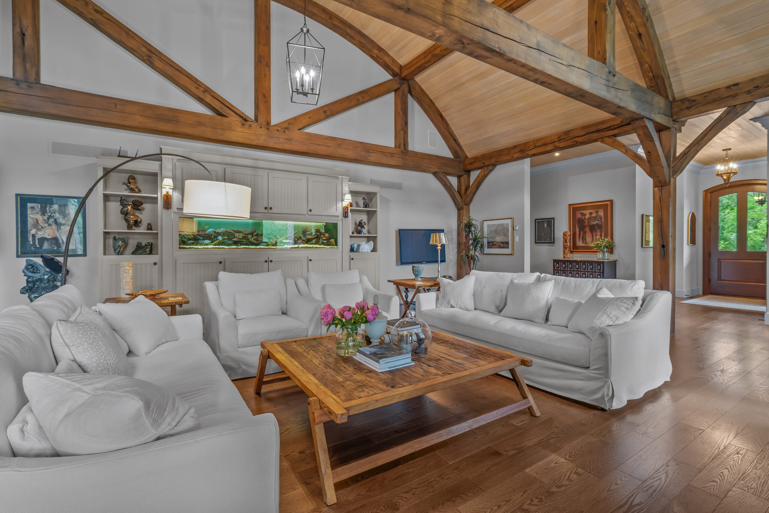Reclaimed timber beams