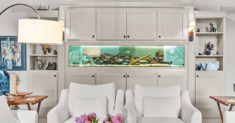 Built-in aquarium